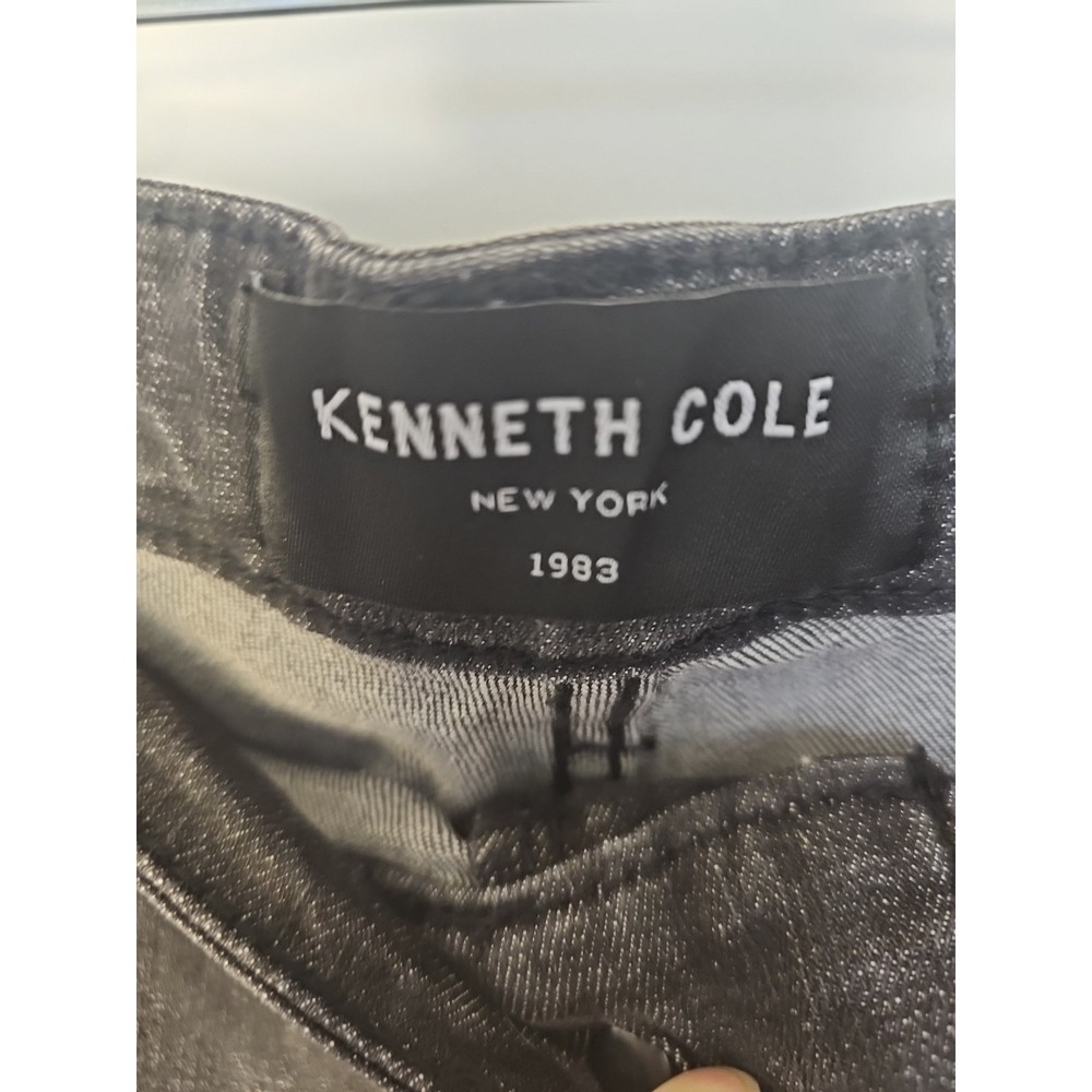 Kenneth‎ Cole Sustainable Denim Men's Jeans 42x30 Kaven Black Stretch NWT - Picture 2 of 9